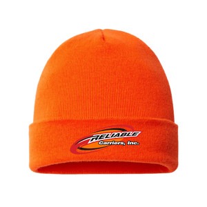 Orange Folded Beanie